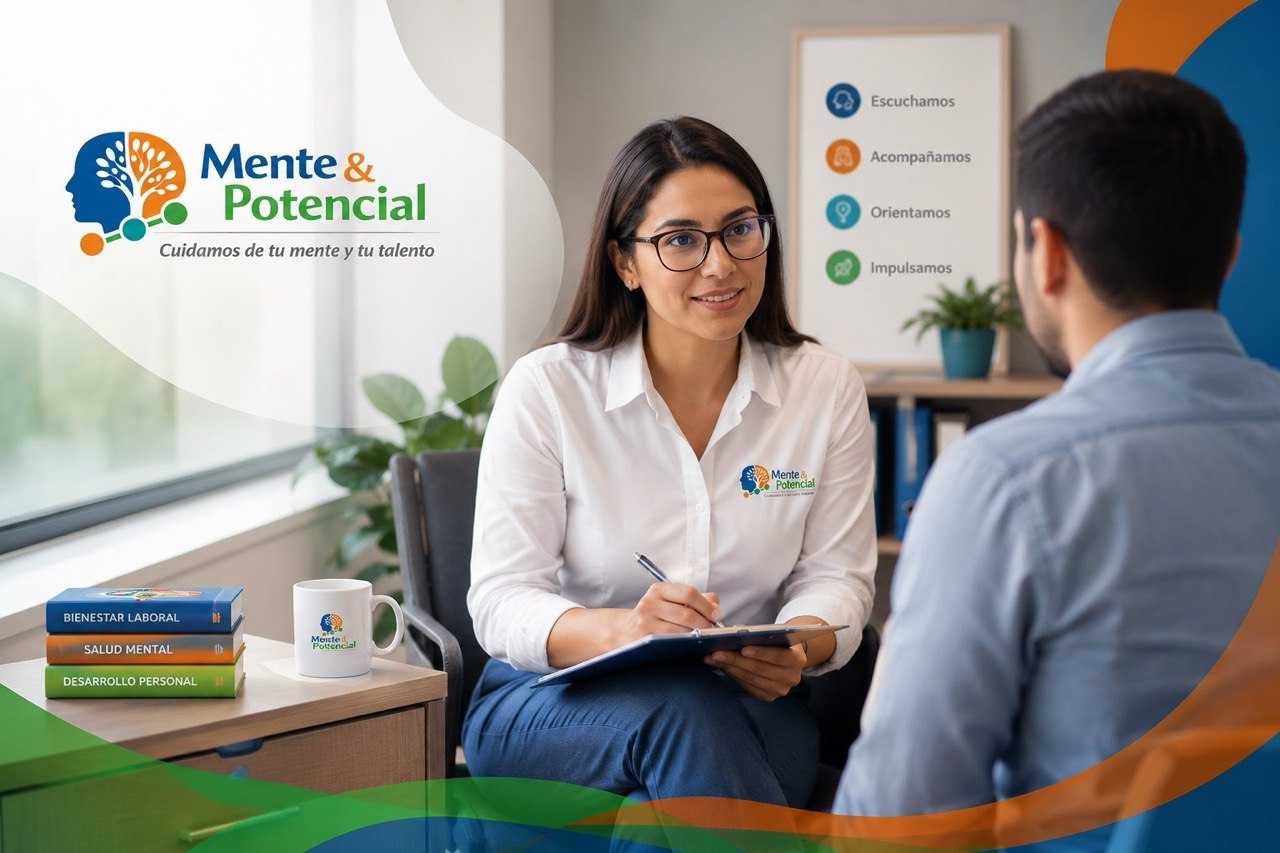Persona en una consulta psicológica